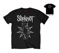Rock Off Trade T-shirt Slipknot Goat Star Logo XXL Noir Unisexe Import