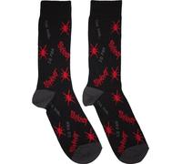 Slipknot - "The End, So Far" Chaussettes imprimées tout autour pour homme/femme unie RO14064 (39,5 EU - 45,5 EU) (Noir/Rouge)
