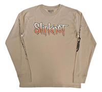 Slipknot The End, So Far Logo Barcode (Back & Sleeve Print) Sand XL T-shirt