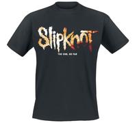 Slipknot The End, So Far Logo Homme T-Shirt Manches Courtes Noir 100% Coton Regular/Coupe Standard