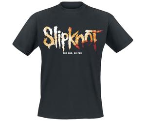 Slipknot The End, So Far Logo Homme T-Shirt Manches Courtes Noir XXL