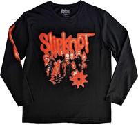Slipknot - "The End So Far Tribal" T-shirt Homme/Femme Unie Manches Longues RO9905 (S) (Noir/Rouge)
