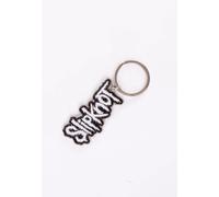 Slipknot - White Logo Black Border - Porte Clefs - Blanc - Onesize - Métal,Métal