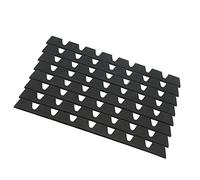 Sliplo Voiture Extérieur 8 Pièces Pare-chocs Avant Grattage Garde Ensemble Caoutchouc Noir Universel Pare-chocs Anti-rayures Protecteur