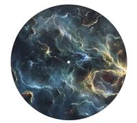 Slipmat Tapis de Tourne-Disque en Caoutchouc Nebula - Tapis pour Gramophone 30,5 cm (12")