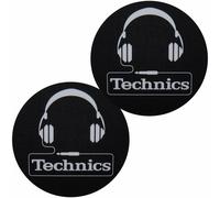 Slipmats Technics Casque Blanc Sur Fond Noir 1 Paire 0020101712