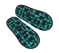 Slippers Cerf, Loup, Renard, Ours Doux Pantoufles De Voyage Unisexe Maison Slippers Pour Invité Femmes Voyage L