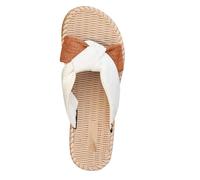 Slippers Femme Sandales Plates Tendance été, Mules Confortables et décontractées à Brides, Tongs de Plage pour l'intérieur et l'extérieur