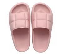 Slippers Pantoufles à fond épais for hommes et femmes, pantoufles d'été for la maison, Couple, pantoufles à fond souple, salle de bain, mode Cool, pantoufles d'extérieur for hommes Hausschuhe(Pink,42-