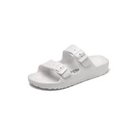 Slippers pour Femmes Chaussures de gelée d'été Femmes Sandales de Plage Pantanniques Creux Dames Flip Flops Boucle Light Sandalias extérieurs Slipperswhite, 6,5 Royaume-