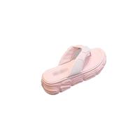 Slippers pour Femmes Femmes Summer Flip Flops Outdoor Girl Solid Lightweight Chaussures Confortables Madiennes Leisure Middle Talon Casual Slippers7.5 UK