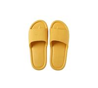 Slippers pour Femmes Pantres d'été Chaussures Plates de Salle de Bain Unisexe Hommes Femme féminine Fond Doux Non Glissant Les Tongs Home SandalSyellow, 8,5 UK