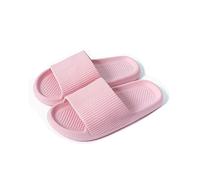 Slippers pour femmes Pantres d'été Sandales de plate-forme épaisse femme Summer Home Slippers intérieure muette et toppons à selle douce couple couple de glissades non glissantes (Schwarz, 38-39