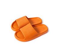 Slippers pour femmes Pantres d'été Sandales de plate-forme épaisse femme Summer Home Slippers intérieure muette et toppons à selle douce couple couple de glissades non glissantes (Schwarz, 38-39