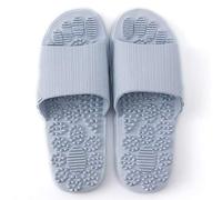 Slippers pour Hommes Slippers intérieurez des Pantoufles Non glissantes Unisexes Solides à Fond Doux Couple Pantoufles à la Maison Sandales masculines mineurs slippersa1 Bleu Clair, 5,5 UK
