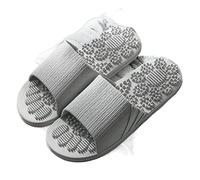 Slippétes pour Femmes Non glissantes Massage Massage Pantoufles Summer Indoor Outdoor Flip Flops Femme Chaussures Back Bathroom Slipper Men Slidegray, 7