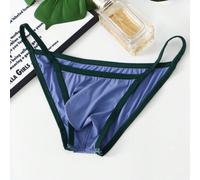 Slips côtelés sexy et taille basse pour hommes, sous-vêtements pour hommes, convient pour les rendez-vous de couples, cadeau de couple L,M,S,XLTissu tricoté