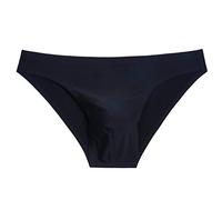 Slips De en Soie GlacéE pour Homme Solide Couleur Brief Doux Et Respirant Culotte Confortable Coton Taille Basse CaleçOn sans Couture Transparent