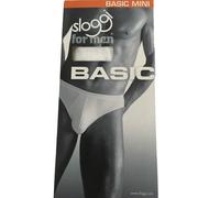 Slips Homme Modèle Basic Mini SLOGGI Blanc 96% Coton 4% Élasthanne