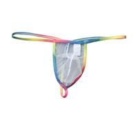 Slips Homme Sexy Ouverte String Bikini Strings Ficelle T-Back Thong Lingerie Sensuelle Hommes Tanga pour Tenue Séduisante