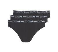 Vêtements Dim Coton Stretch Slips X3 pour Accessoires 5 Noir