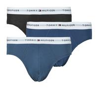 Slip Tommy Hilfiger Brief Logo bleu blanc (3 unités) - M