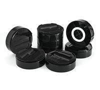 Slipstick CB657 Lot de 8 rehausseurs réglables pour meubles de lit Hauteur 2,5 cm, 5 cm ou 7,5 cm Noir