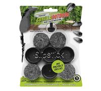 Slipstick Gorilla Lot de 8 patins de pieds de chaise de patio d'extérieur de 3,8 cm pour meubles en fer forgé - Patins de rechange pour tables et chaises en métal - Patins berbères marins