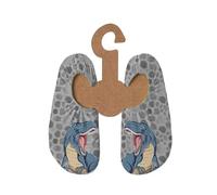 Slipstop Chaussures de plage antidérapantes pour enfant, chaussures de sport, chaussures de bain, vacances, unisexe, protection solaire UPF 50+, Goliath T Rex, 21/23 EU