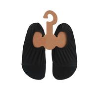 Slipstop Chaussures de Plage antidérapantes pour Enfants, Chaussures de Sport, Chaussures de Natation, Chaussures de Bain, Vacances, Yoga, Unisexe, Protection Solaire Facteur 50, Noir, 24/26EU