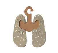 Slipstop Chaussures de plage antidérapantes pour fille - Protection solaire UPF 50+, Grain sable beige, 24/26 EU