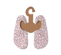 Slipstop Chaussures de plage antidérapantes pour fille - Protection solaire UPF 50+, Vieux rose à fleurs, 24/26 EU