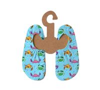 Slipstop Chaussures de plage pour enfant - Chaussures de sport antidérapantes - Chaussures de natation et de bain - Chaussures de vacances unisexes - Protection solaire UPF 50+, 33/35 EU