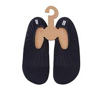 Slipstop Unisexe Chaussures de Plage Chaussures Aquatiques Chaussures de Natation Chaussons en Noir pour la Plage Piscine Surf Yoga, Exercices et Fitness, antidérapants Taille 43-44