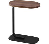 Slish ack & Drink Tray Table d'appoint ronde en C polyvalente pour canapé, canapé ou lit - Table d'appoint pour salon et chambre à coucher (60 mm, couleur A)