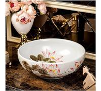 Slish Ceic Lavabo de salle de bain à poser pour baignoires et lave-vaisselle, design moderne, facile à nettoyer, idéal pour un usage domestique et commercial, robinet non inclus