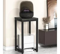 Slish Home nizer Support de lecteur de disque vinyle avec support de haut-parleur 1 niveau AV Ma étagère d'angle pour DVD et routeur Sto Cact Entertainment Center (25 x 25 x 53 cm)