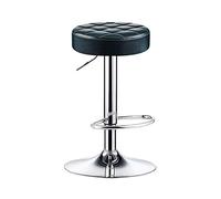 Slish Tabouret de bar haut réglable avec repose-pieds pour cuisine, salle à manger, maison et barbier Hauteur 33-60 cm Design moderne