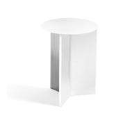 Slit Table Basse Ronde Ø35 Blanc