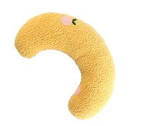 Sliveal Lit pour Chat calmant Demi Beignet,Petit Coussin pour Chat - Jouet apaisant pour Compagnie Ultra Doux et Moelleux pour Petit Chaton Chat Moyen, Sommeil améliorer Les Jouets