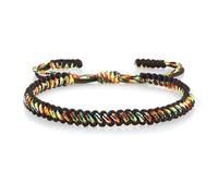 SLJYM Bracelets faits à la main en corde tissée porte-bonheur pour homme et femme Taille réglable