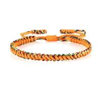 SLJYM Bracelets faits à la main en corde tissée porte-bonheur pour homme et femme Taille réglable