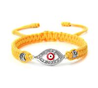 SLJYM Bracelets faits à la main pour femmes et hommes en corde rouge tressée, bracelets porte-bonheur tendance pour couple, bijoux d'amitié