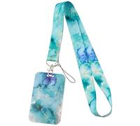 SLJYM Cordons texturés en marbre pour clés, porte-cartes, porte-badge, accessoires pour amis, cadeaux, 3