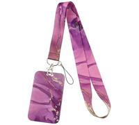 SLJYM Cordons texturés en marbre pour clés, porte-cartes, porte-badge, accessoires pour amis, cadeaux, 6