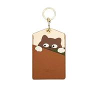 SLJYM Étui de protection pour carte de crédit avec motif animal mignon, Coffee Cat