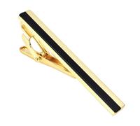 SLJYM Pince à cravate classique pour homme et femme en métal noir bleu Trèfle porte-bonheur Clip Business Costume Chemise Accessoires Bijoux Cadeaux, taille unique, Plaqué argent, Perle