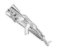 SLJYM Pince à cravate classique pour homme et femme Love Rose Anchor Saxophone Clip de musique Business Costume Chemise Accessoires Bijoux Cadeaux, taille unique, Plaqué argent, Perle