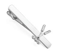 SLJYM Pince à cravate classique pour homme et femme Love Rose Anchor Saxophone Clip de musique Business Costume Chemise Accessoires Bijoux Cadeaux, taille unique, Plaqué argent, Perle