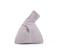 SLJYM Sac à main en coton pour femme avec nœud - Respectueux de l'environnement - Réutilisable - Léger - Sac à main fourre-tout, gris